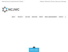 Tablet Screenshot of ncjwc.org
